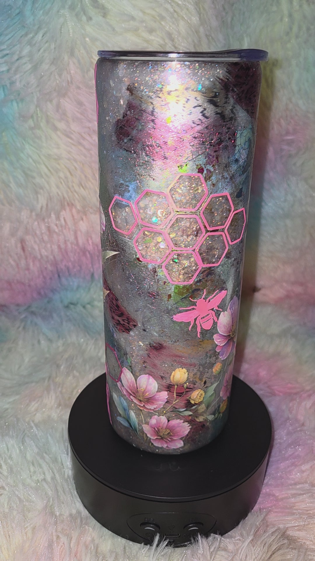 Elegant Spring Bee Tumbler 20oz