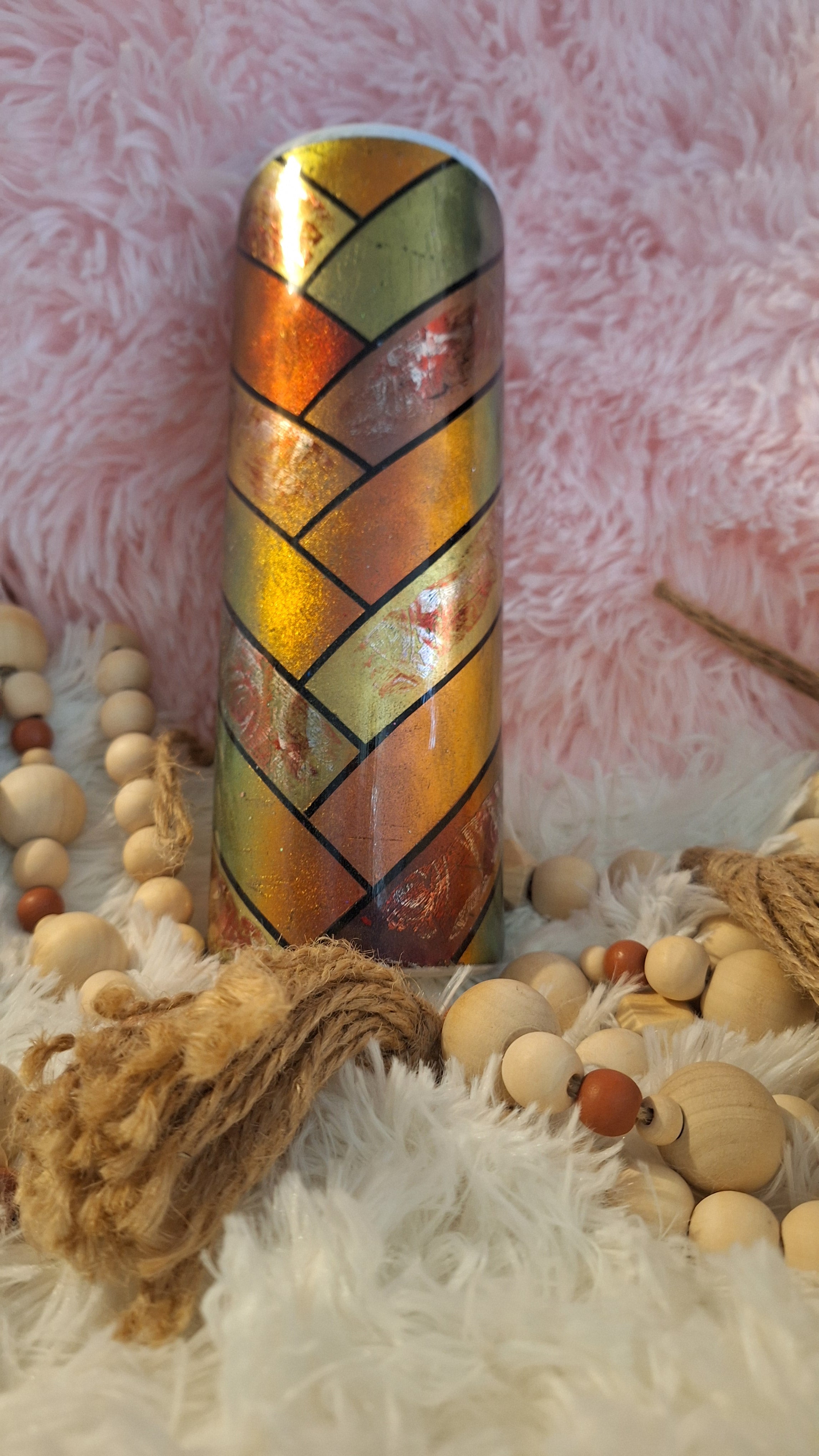 20oz Stainless Steel Braid Tumbler