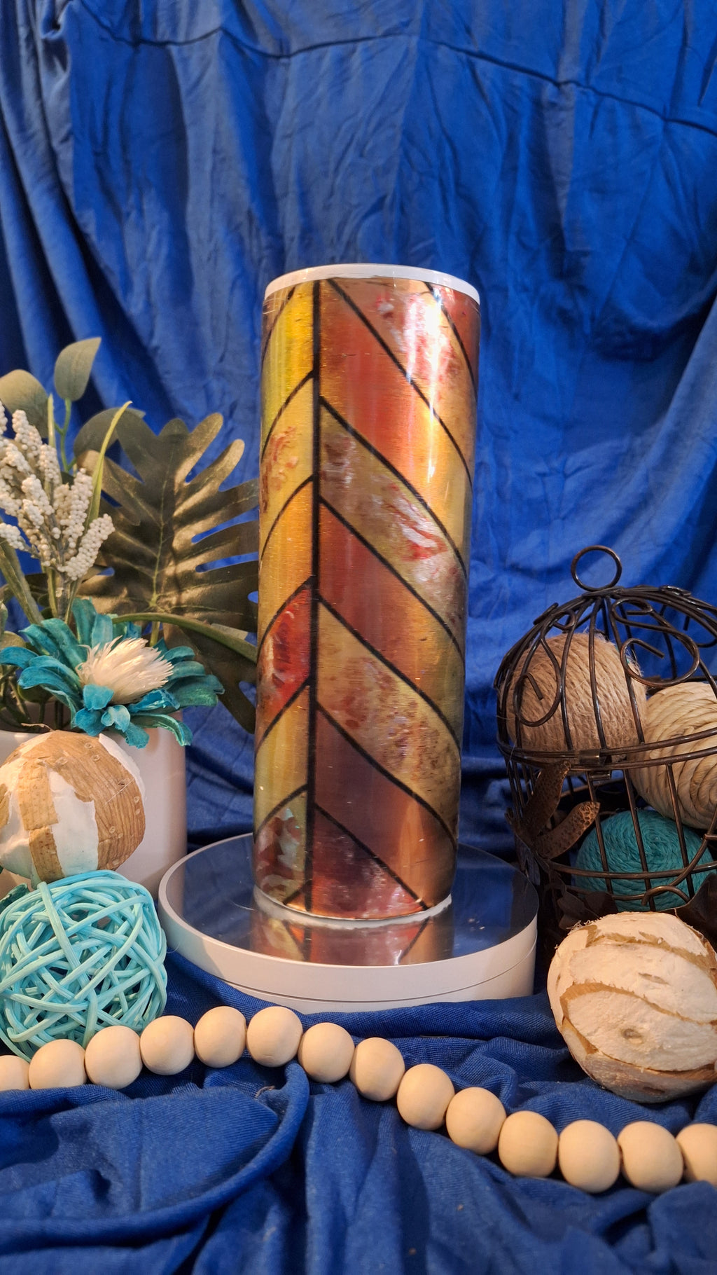 20oz Stainless Steel Braid Tumbler