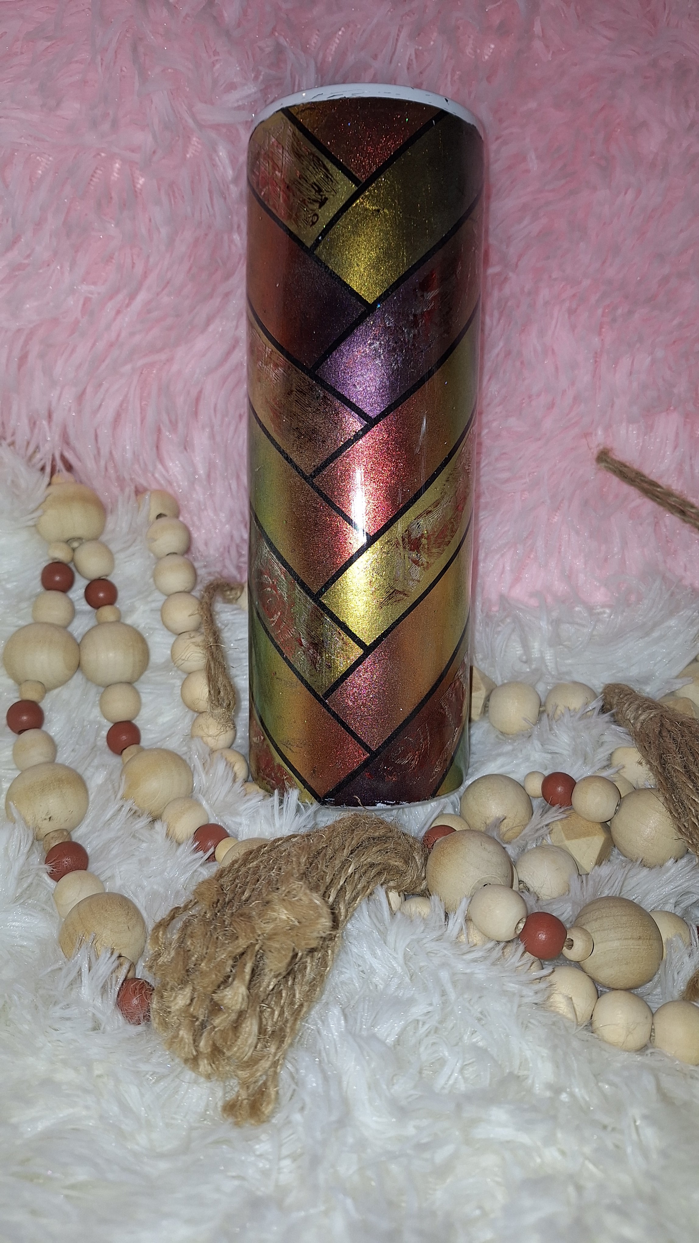 20oz Stainless Steel Braid Tumbler