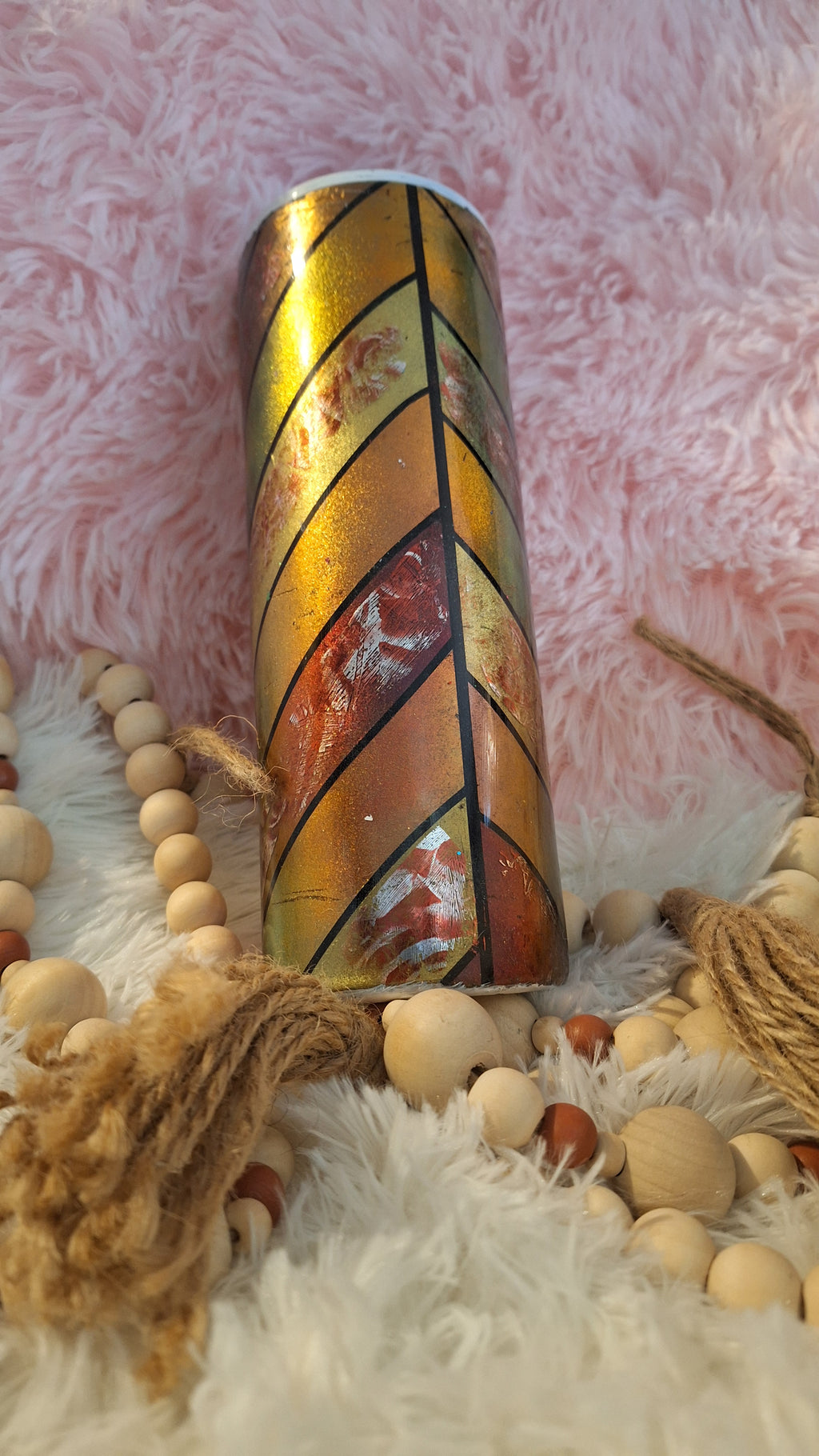 20oz Stainless Steel Braid Tumbler